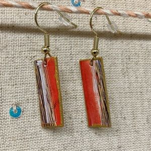♻️ Recycled Paper Earrings